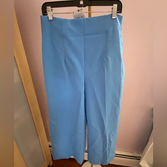 Zara Blue Trousers high waist - Picture 3 of 4